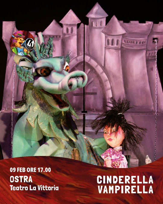 Appuntamento con il teatro ragazzi: “Cinderella Vampirella“